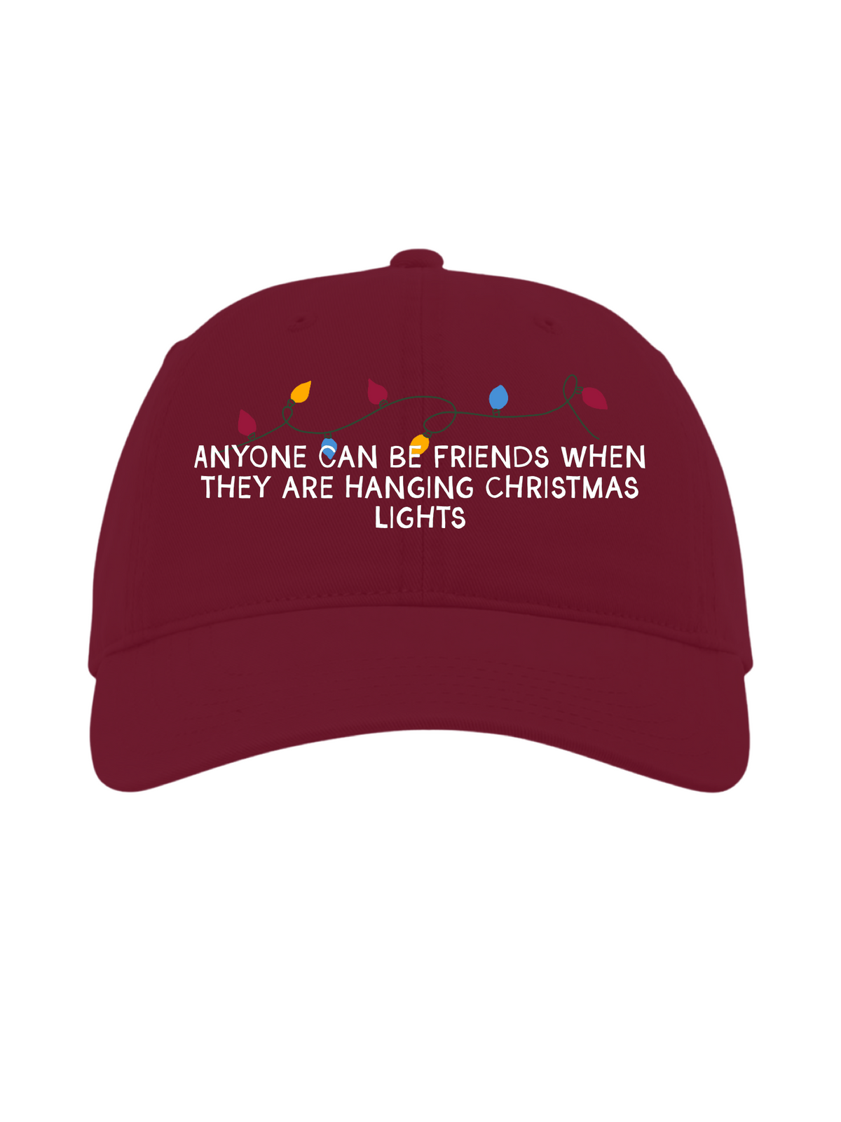 CHRISTMAS LIGHTS DAD HAT