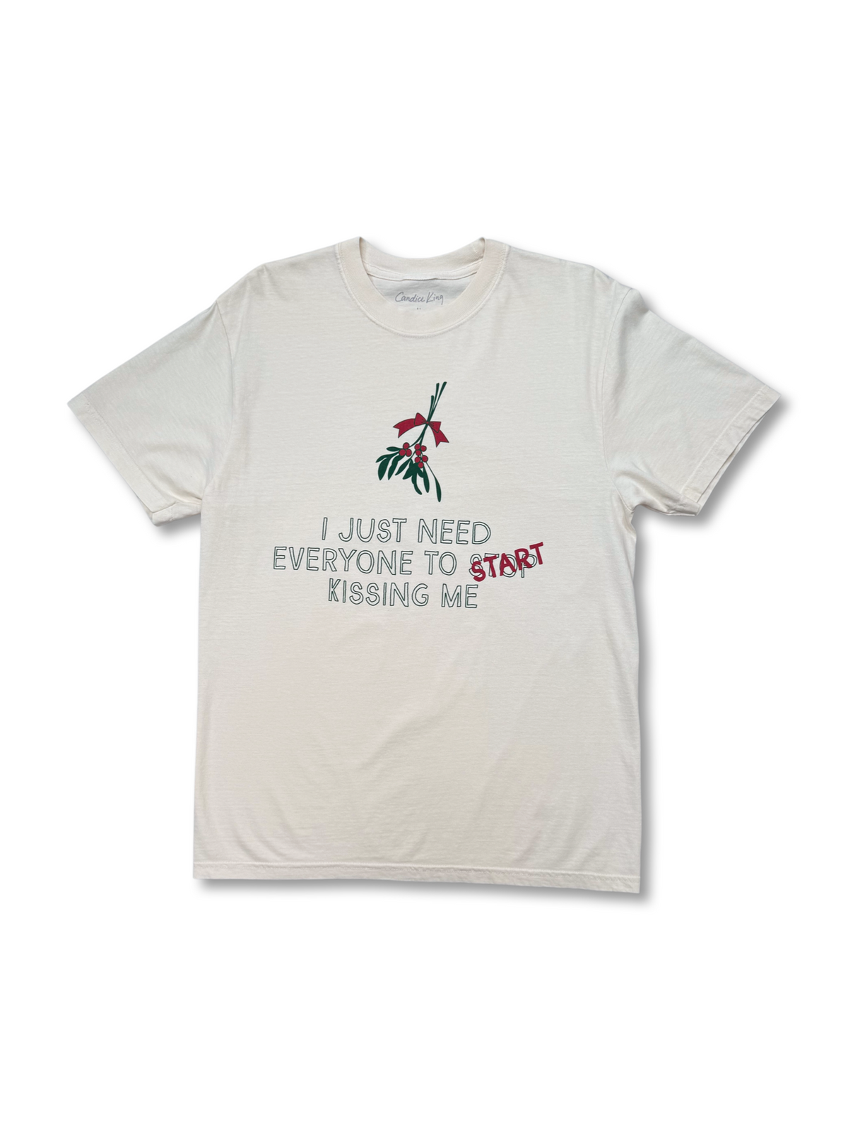 START KISSING ME SS TEE