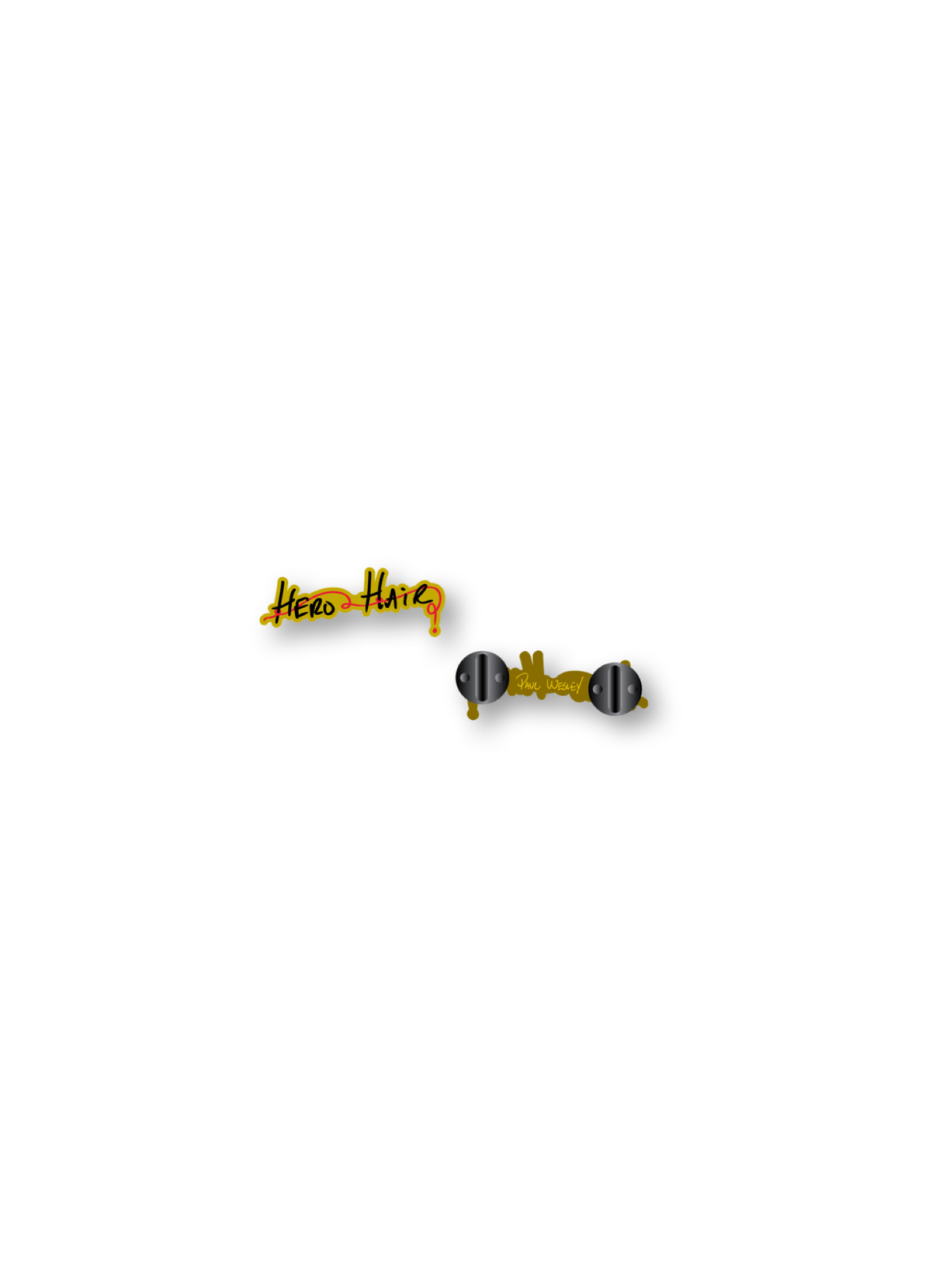 HERO HAIR BLOOD DRIP PIN