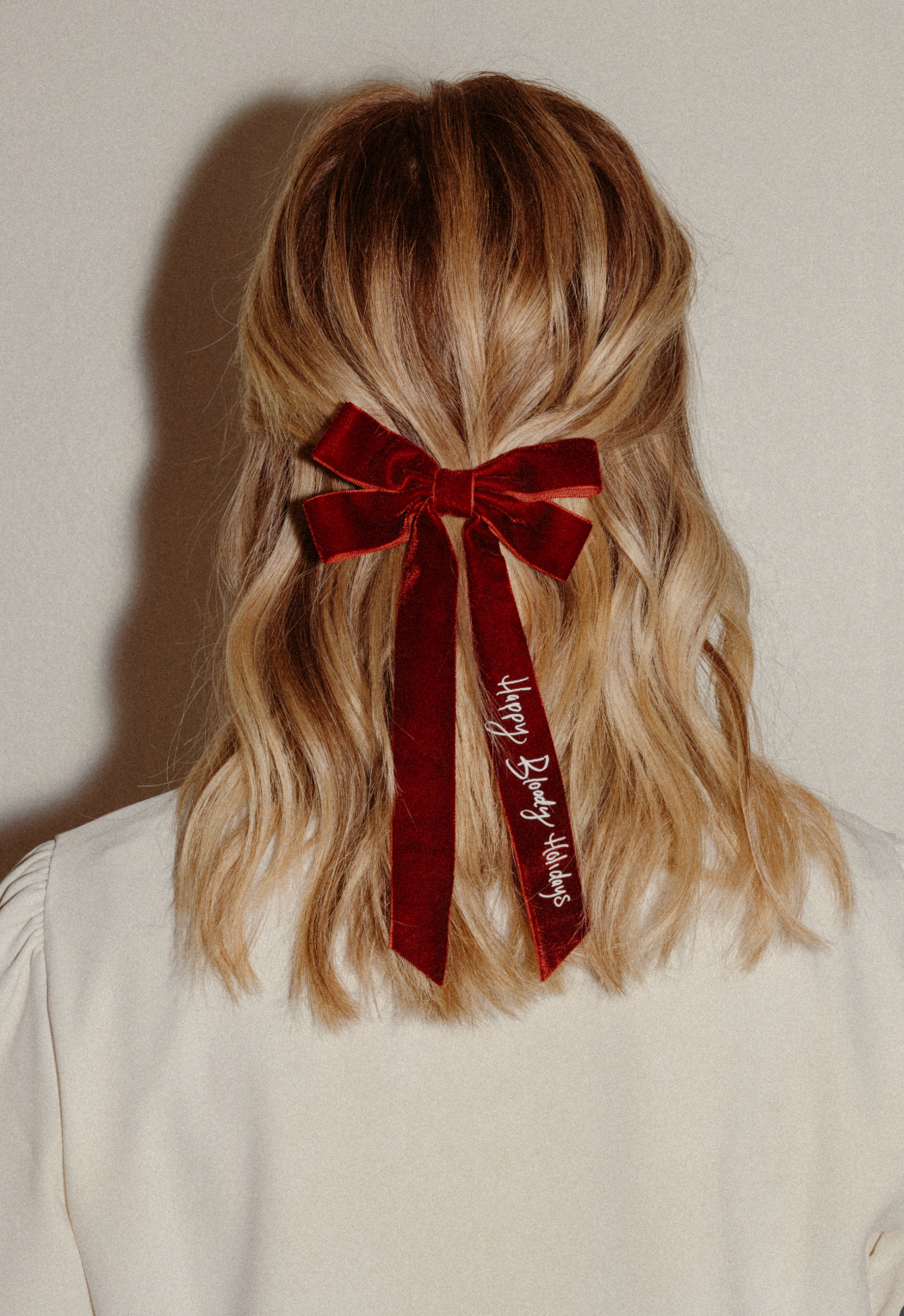 HAPPY BLOODY HOLIDAY BOW